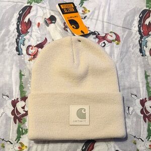 Carhartt Cream Knit Beanie